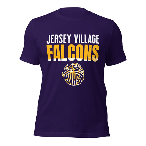 Jersey Village High School Falcons Purple Premium Unisex T-shirt 024