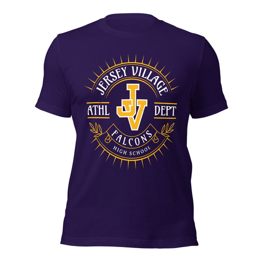 Jersey Village High School Falcons Purple Premium Unisex T-shirt 201