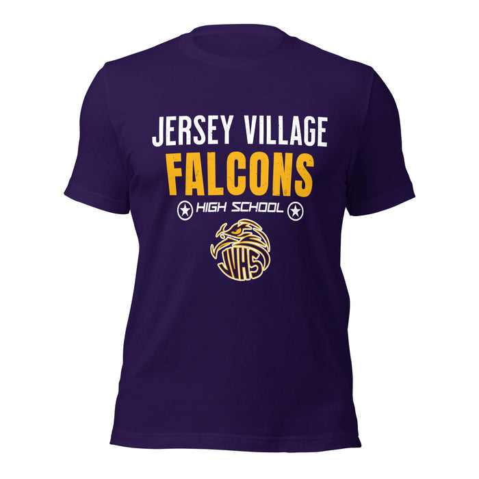 Jersey Village High School Falcons Purple Premium Unisex T-shirt 003