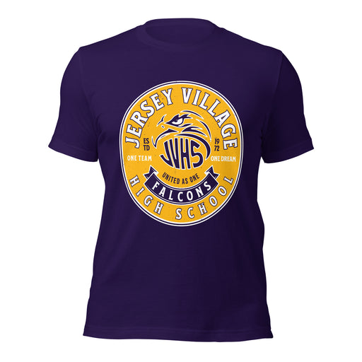 Jersey Village High School Falcons Purple Premium Unisex T-shirt 215