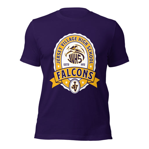 Jersey Village High School Falcons Purple Premium Unisex T-shirt 212