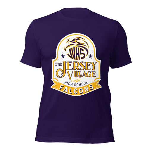 Jersey Village High School Falcons Purple Premium Unisex T-shirt 219