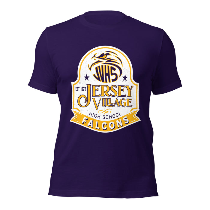 Jersey Village High School Falcons Purple Premium Unisex T-shirt 219