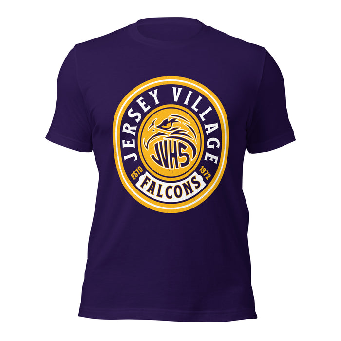 Jersey Village High School Falcons Purple Premium Unisex T-shirt 220