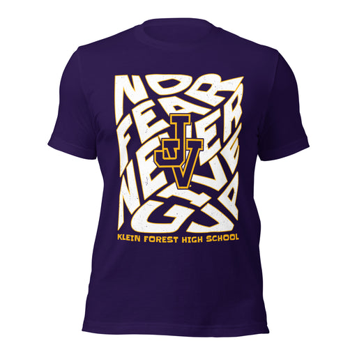Jersey Village High School Falcons Purple Premium Unisex T-shirt 236