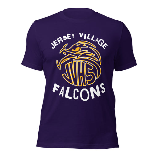 Jersey Village High School Falcons Purple Premium Unisex T-shirt 228