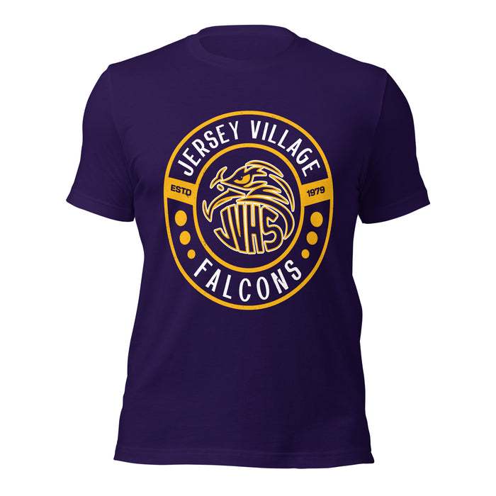 Jersey Village High School Falcons Purple Premium Unisex T-shirt 239