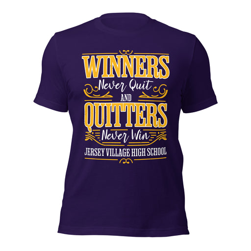 Jersey Village High School Falcons Purple Premium Unisex T-shirt 237