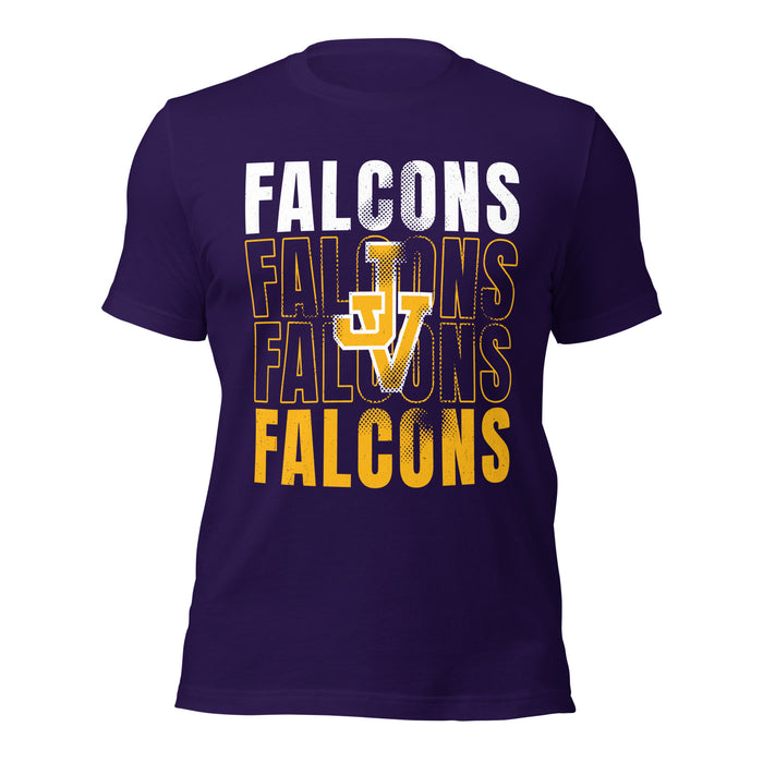 Jersey Village High School Falcons Purple Premium Unisex T-shirt 233