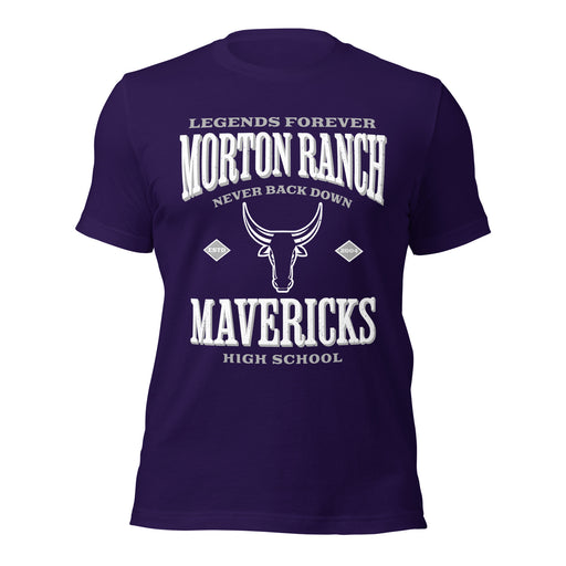 Morton Ranch High School Mavericks Premium Purple Unisex T-shirt 230