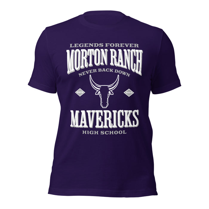 Morton Ranch High School Mavericks Premium Purple Unisex T-shirt 230