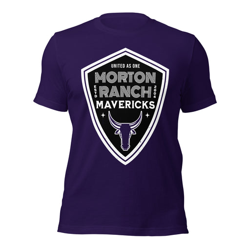Morton Ranch High School Mavericks Premium Purple Unisex T-shirt 225