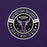 Close-up view of Morton Ranch High School Mavericks Premium Purple Unisex T-shirt 239