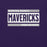 Close-up view of Morton Ranch High School Mavericks Premium Purple Unisex T-shirt 098