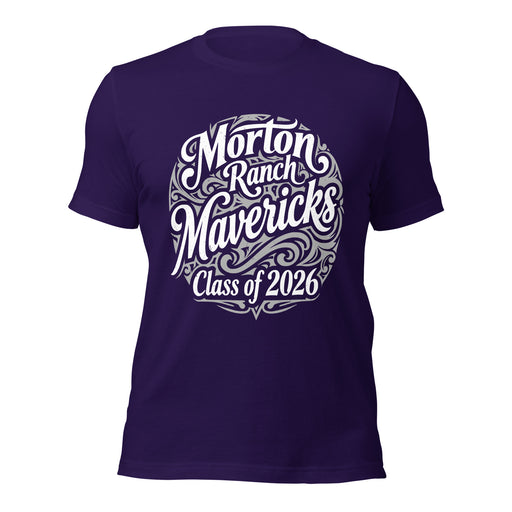 Morton Ranch High School Mavericks Premium Purple Unisex T-shirt 253