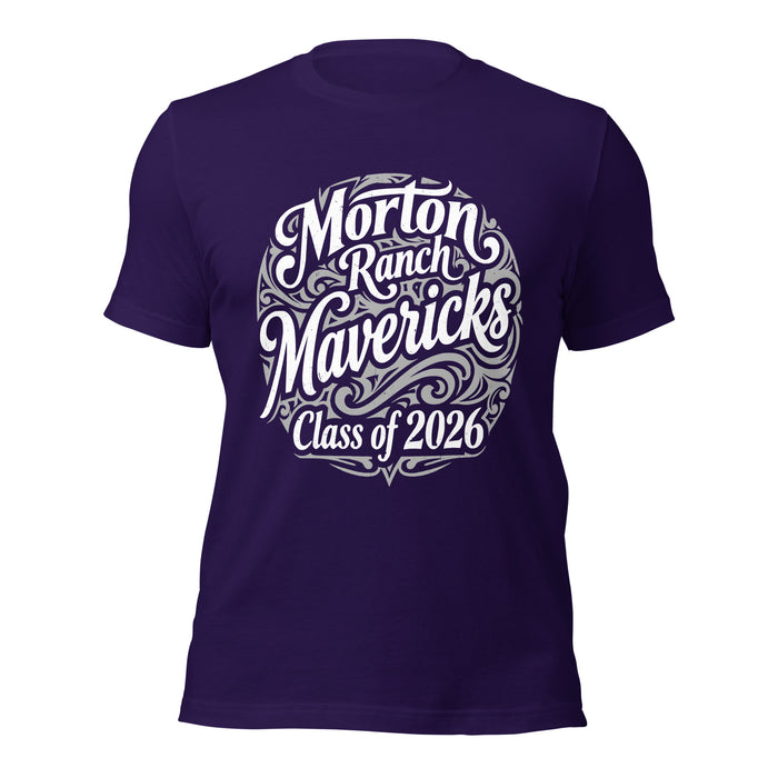 Morton Ranch High School Mavericks Premium Purple Unisex T-shirt 253