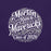 Close-up view of Morton Ranch High School Mavericks Premium Purple Unisex T-shirt 253