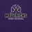 Close-up view of Morton Ranch High School Mavericks Premium Purple Unisex T-shirt 222