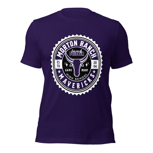 Morton Ranch High School Mavericks Premium Purple Unisex T-shirt 203