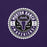 Close-up view of Morton Ranch High School Mavericks Premium Purple Unisex T-shirt 203