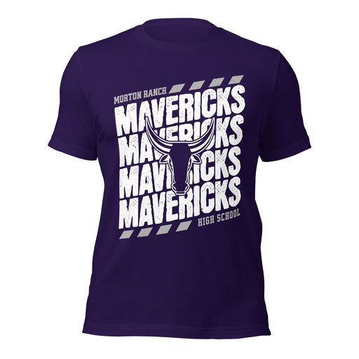 Morton Ranch High School Mavericks Premium Purple Unisex T-shirt 223