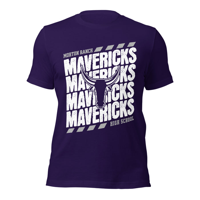 Morton Ranch High School Mavericks Premium Purple Unisex T-shirt 223