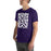 Man wearing Klein Cain High School Hurricanes Purple Premium Unisex T-shirt 236