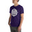 Man wearing Klein Cain High School Hurricanes Purple Premium Unisex T-shirt 209