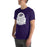 Man wearing Klein Cain High School Hurricanes Purple Premium Unisex T-shirt 219