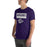 Man wearing Klein Cain High School Hurricanes Purple Premium Unisex T-shirt 049