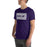 Man wearing Klein Cain High School Hurricanes Purple Premium Unisex T-shirt 098