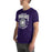 Man wearing Klein Cain High School Hurricanes Purple Premium Unisex T-shirt 204