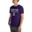 Man wearing Klein Cain High School Hurricanes Purple Premium Unisex T-shirt 017