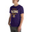 Man wearing Jersey Village High School Falcons Purple Premium Unisex T-shirt 034