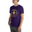 Man wearing Jersey Village High School Falcons Purple Premium Unisex T-shirt 201