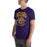 Man wearing Jersey Village High School Falcons Purple Premium Unisex T-shirt 213
