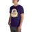 Man wearing Jersey Village High School Falcons Purple Premium Unisex T-shirt 219