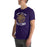 Man wearing Jersey Village High School Falcons Purple Premium Unisex T-shirt 228