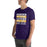 Man wearing Jersey Village High School Falcons Purple Premium Unisex T-shirt 238