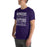 Man wearing Morton Ranch High School Mavericks Premium Purple Unisex T-shirt 237