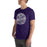 Man wearing Morton Ranch High School Mavericks Premium Purple Unisex T-shirt 253