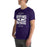 Man wearing Morton Ranch High School Mavericks Premium Purple Unisex T-shirt 210