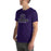 Man wearing Morton Ranch High School Mavericks Premium Purple Unisex T-shirt 222
