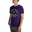 Man wearing Morton Ranch High School Mavericks Premium Purple Unisex T-shirt 215