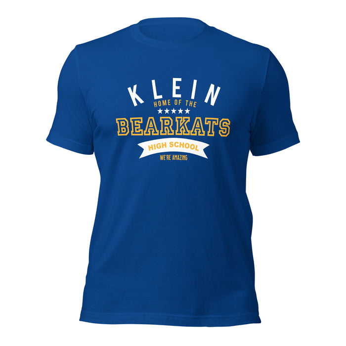 Klein High School Bearkats Premium Royal Unisex T-shirt 96