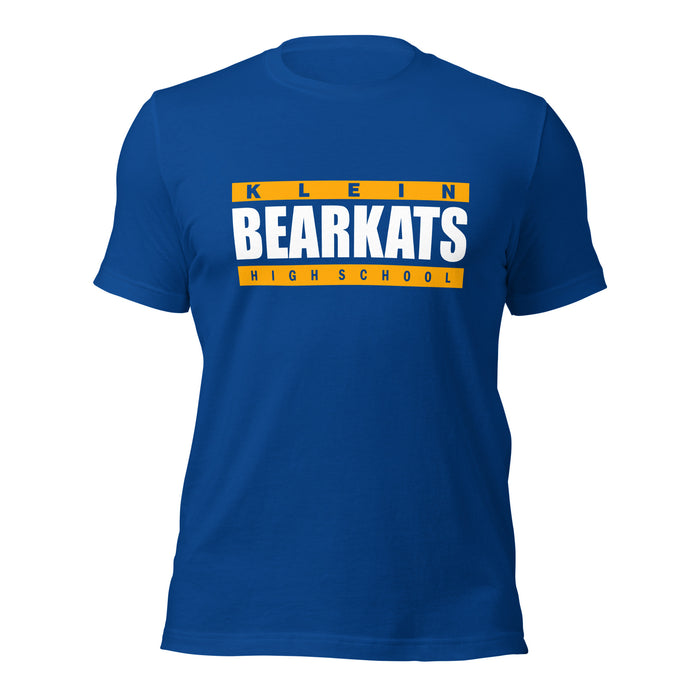 Klein High School Bearkats Premium Royal Unisex T-shirt 98