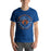 Man wearing a Grand Oaks High School Grizzlies Premium Royal Unisex T-shirt 16