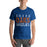 Man wearing a Grand Oaks High School Grizzlies Premium Royal Unisex T-shirt 17