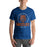 Man wearing a Grand Oaks High School Grizzlies Premium Royal Unisex T-shirt 18