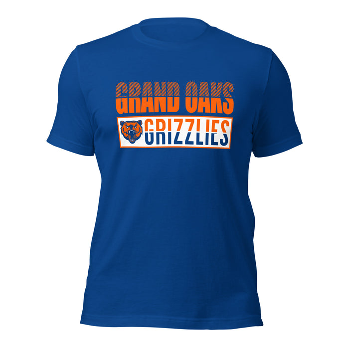 Grand Oaks High School Grizzlies Premium Royal Unisex T-shirt 31